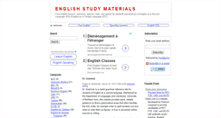 Desktop Screenshot of englishstudymaterials.com