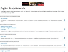 Tablet Screenshot of englishstudymaterials.com